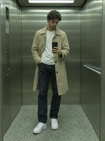 Elevator Outfit Check