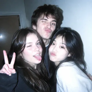Friends in a Photo Booth Corner